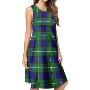 Alexander Tartan Womens Casual Dresses