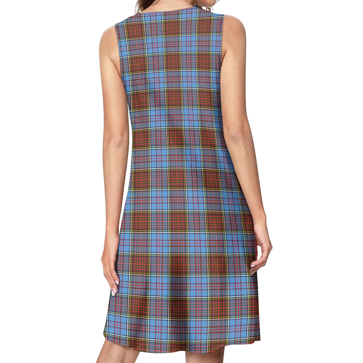 Anderson Modern Tartan Womens Casual Dresses