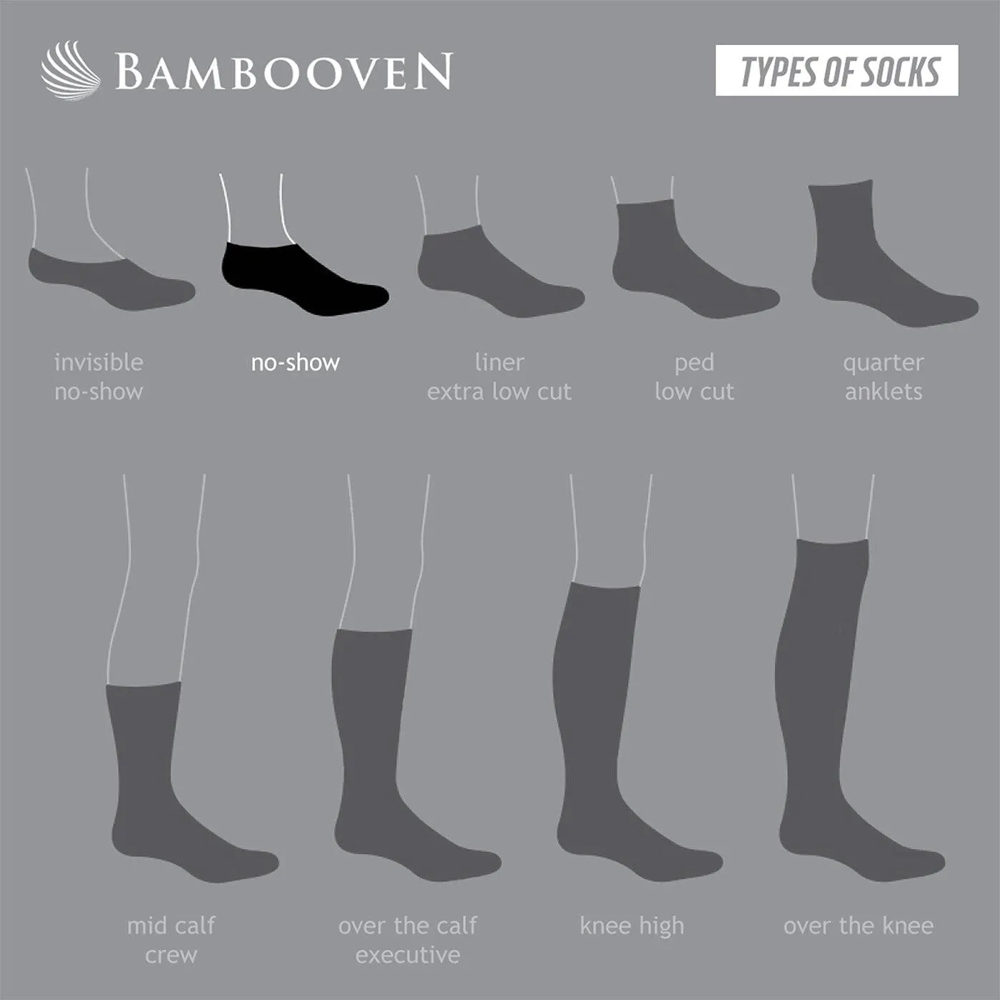 Bambooven Women's Premium Ultra Soft Bamboo No Show Casual White Socks, 6pk. -611