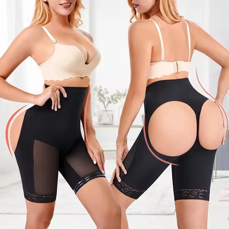 Body Shaping Butt-lift Underwear Hollow Design Shaping Waist