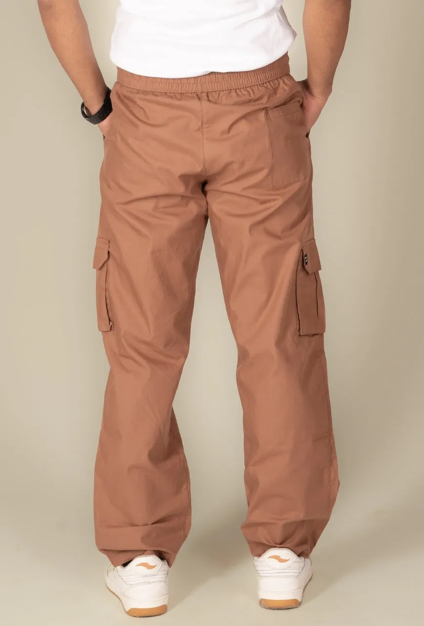 Earth Brown Cargo Baggy Pant - Unisex Comfy Pant