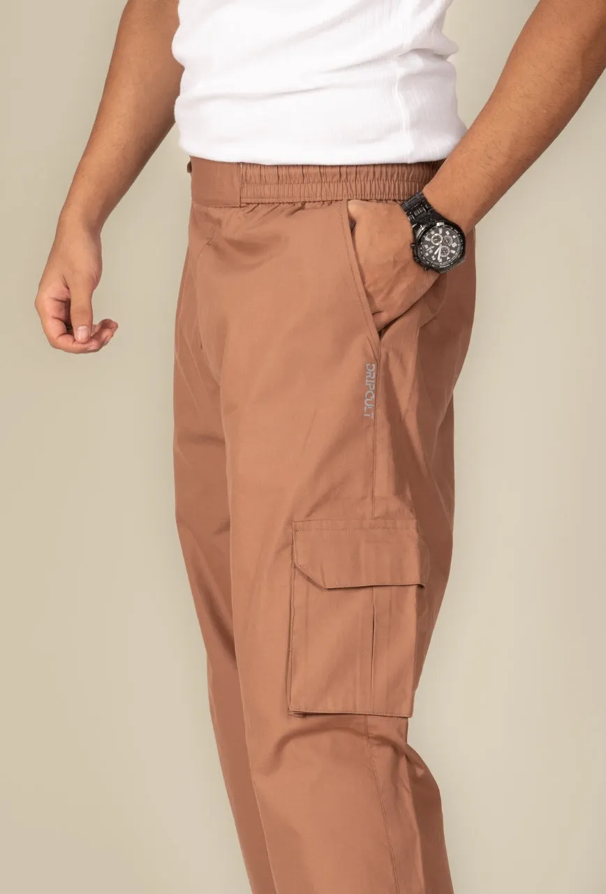 Earth Brown Cargo Baggy Pant - Unisex Comfy Pant