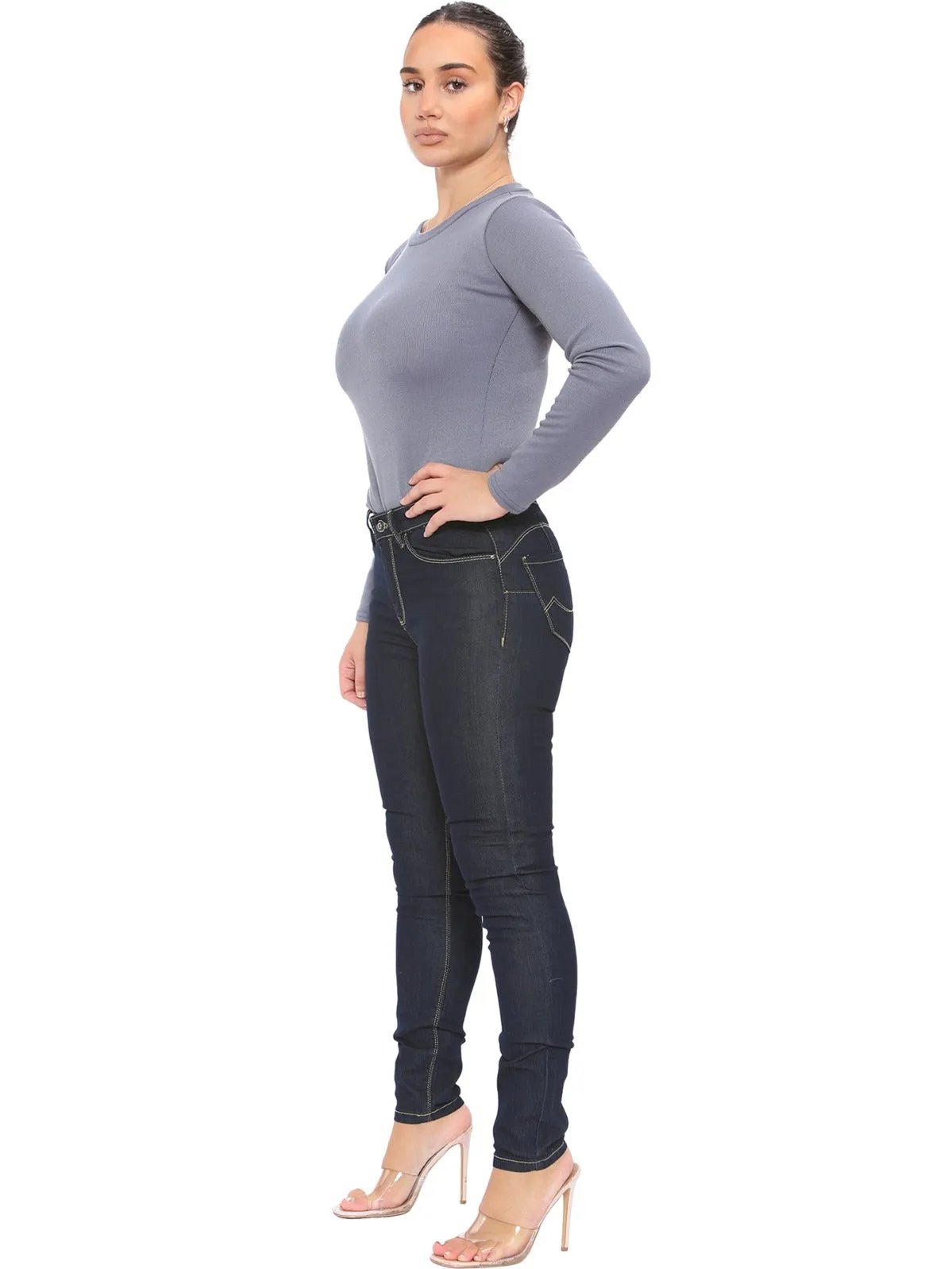 Enzo | Ladies Skinny Stretch Jeans