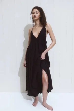 H&M Tie Beach Dress, Black