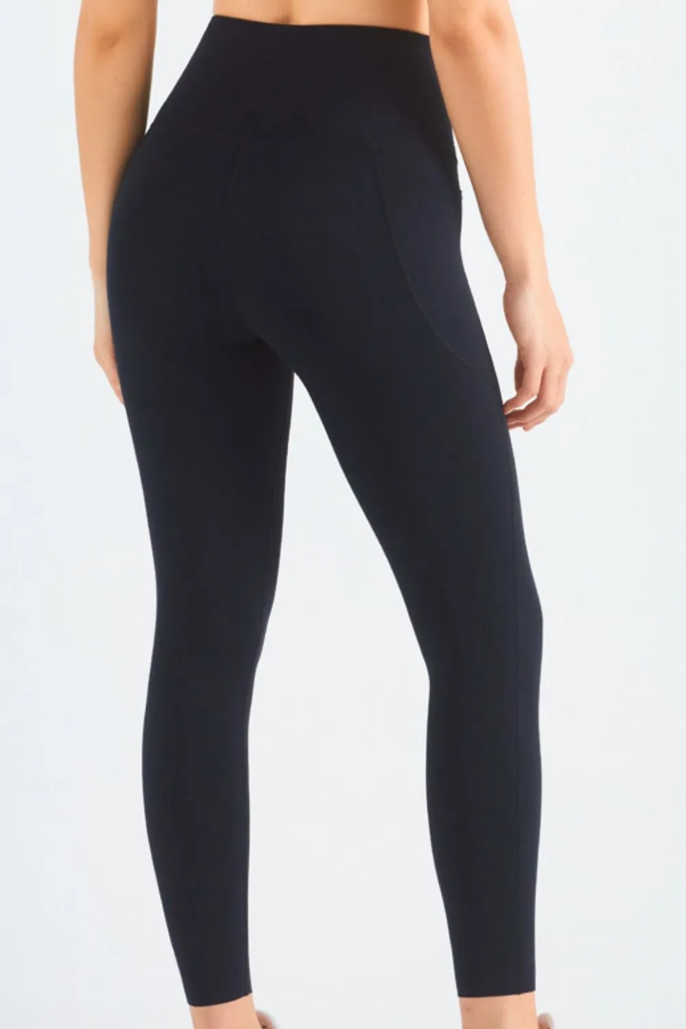 Highly Stretchy Elastic Waistband Pocket Yoga Leggings