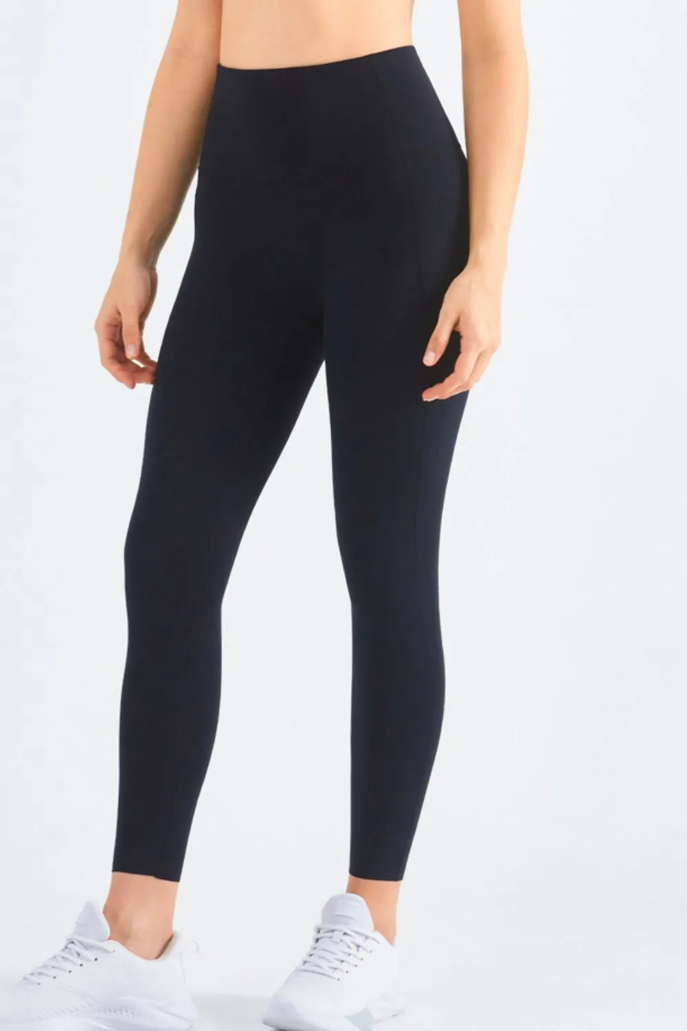 Highly Stretchy Elastic Waistband Pocket Yoga Leggings