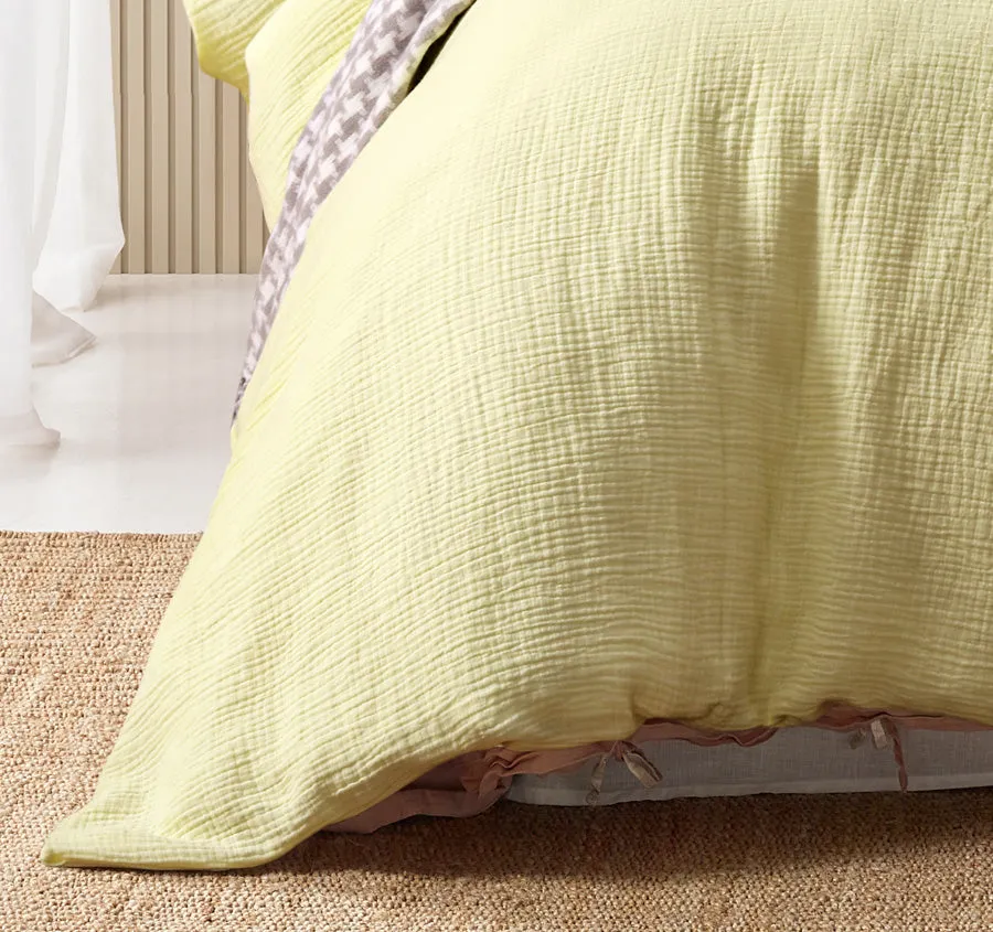 Hugo Quilt Cover Set Range Butter