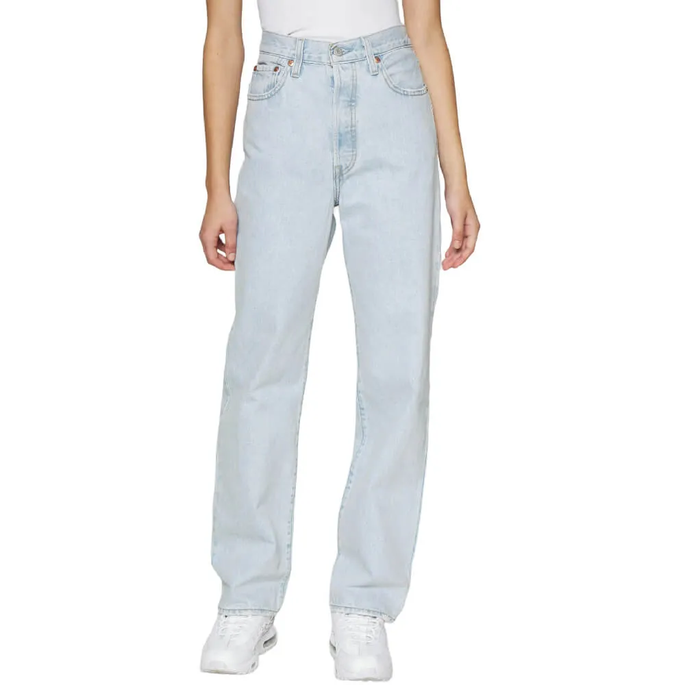 Levi's Ribcage Straight Ankle Jeans, Light Blue