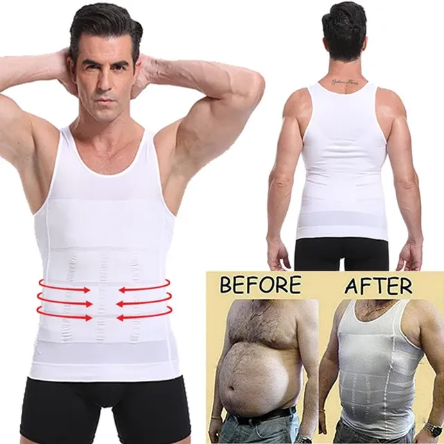 MF05881-Men's body shaping vest