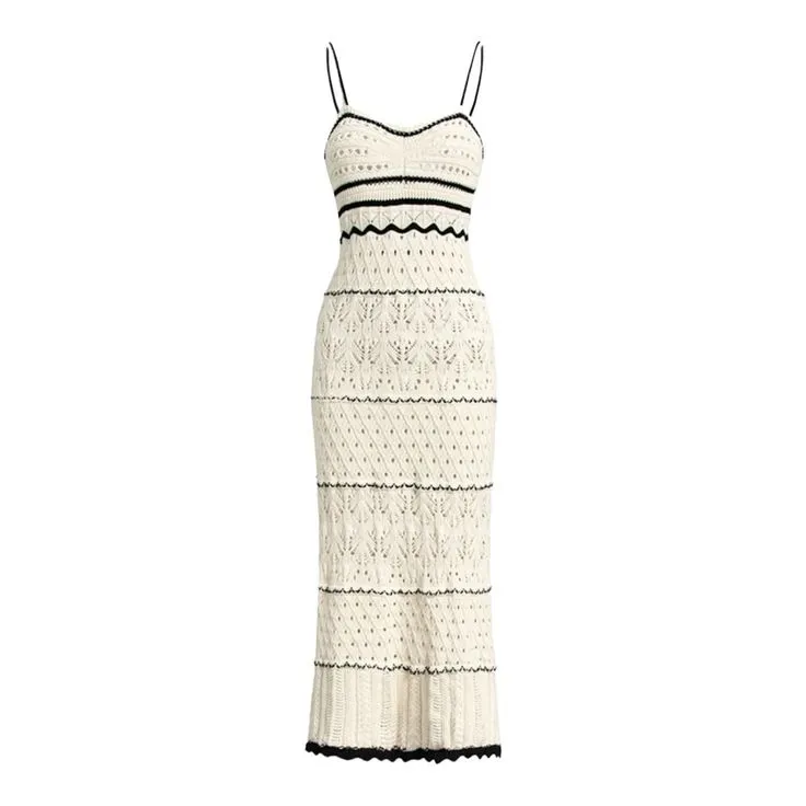 Miah Crochet Maxi Dress