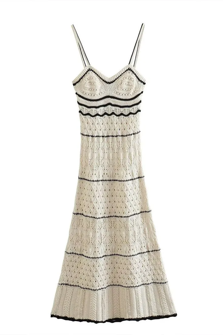 Miah Crochet Maxi Dress