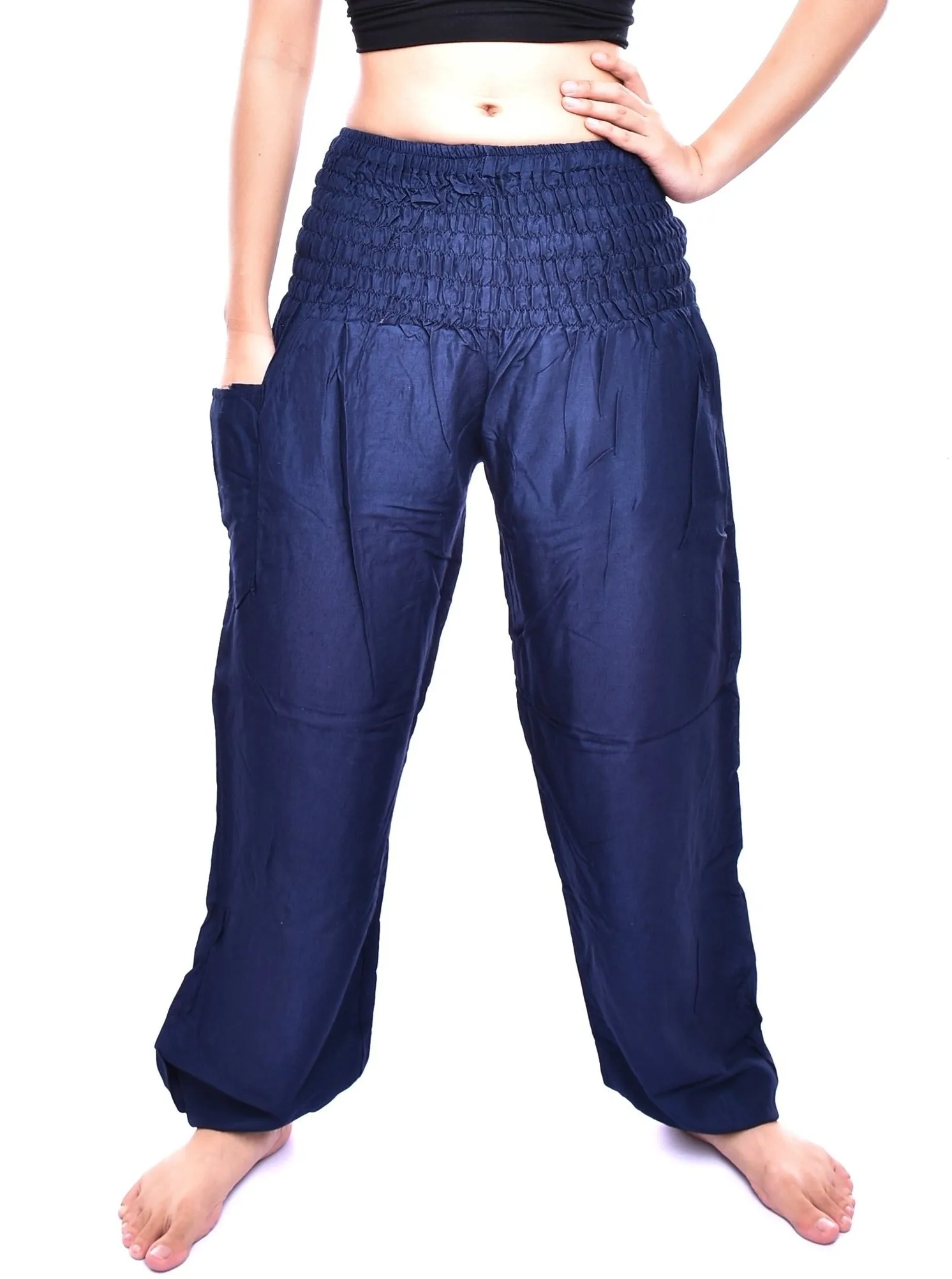 Navy Harem Pants