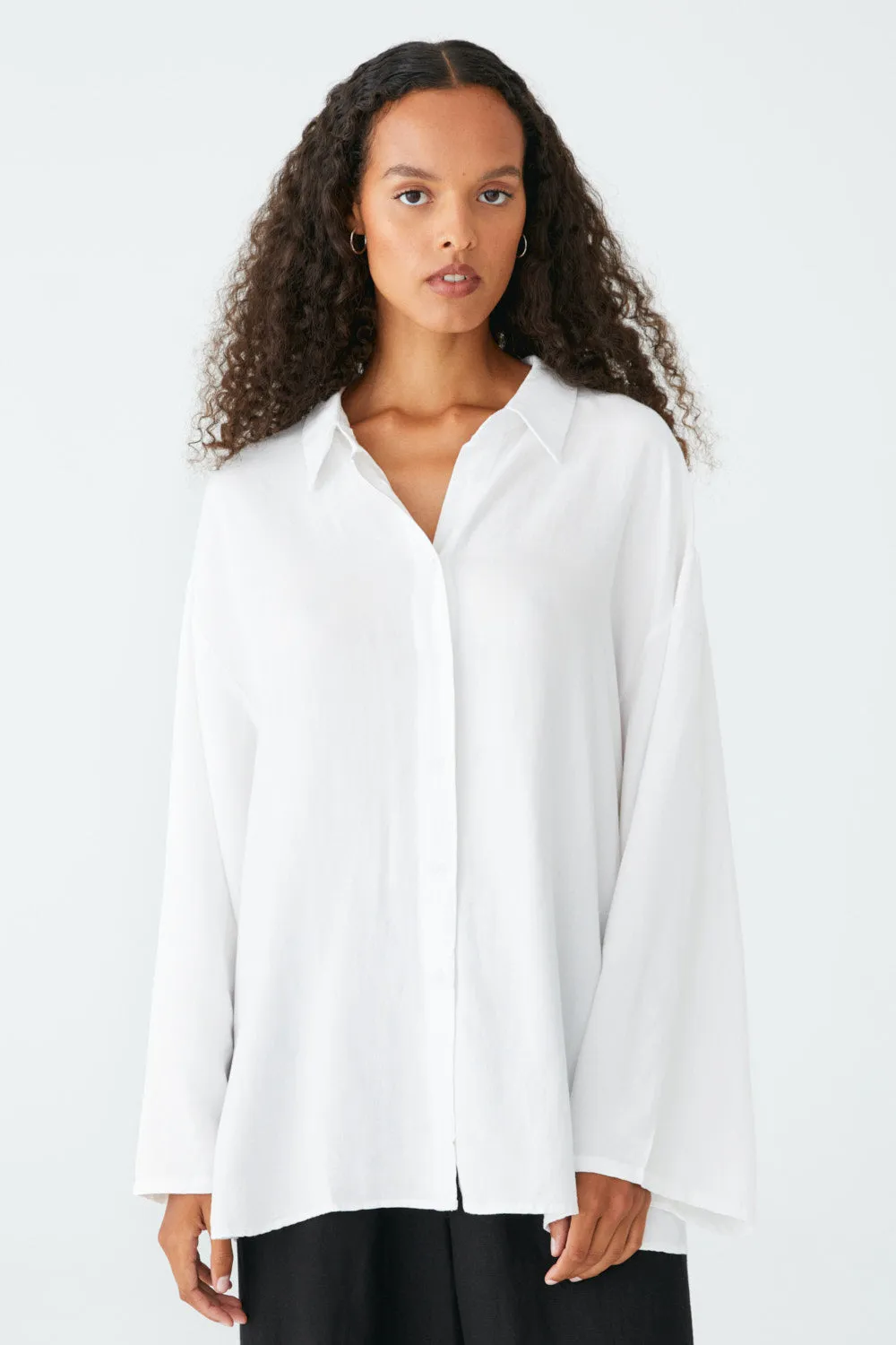 Oversized Shirt With Wide Sleeves