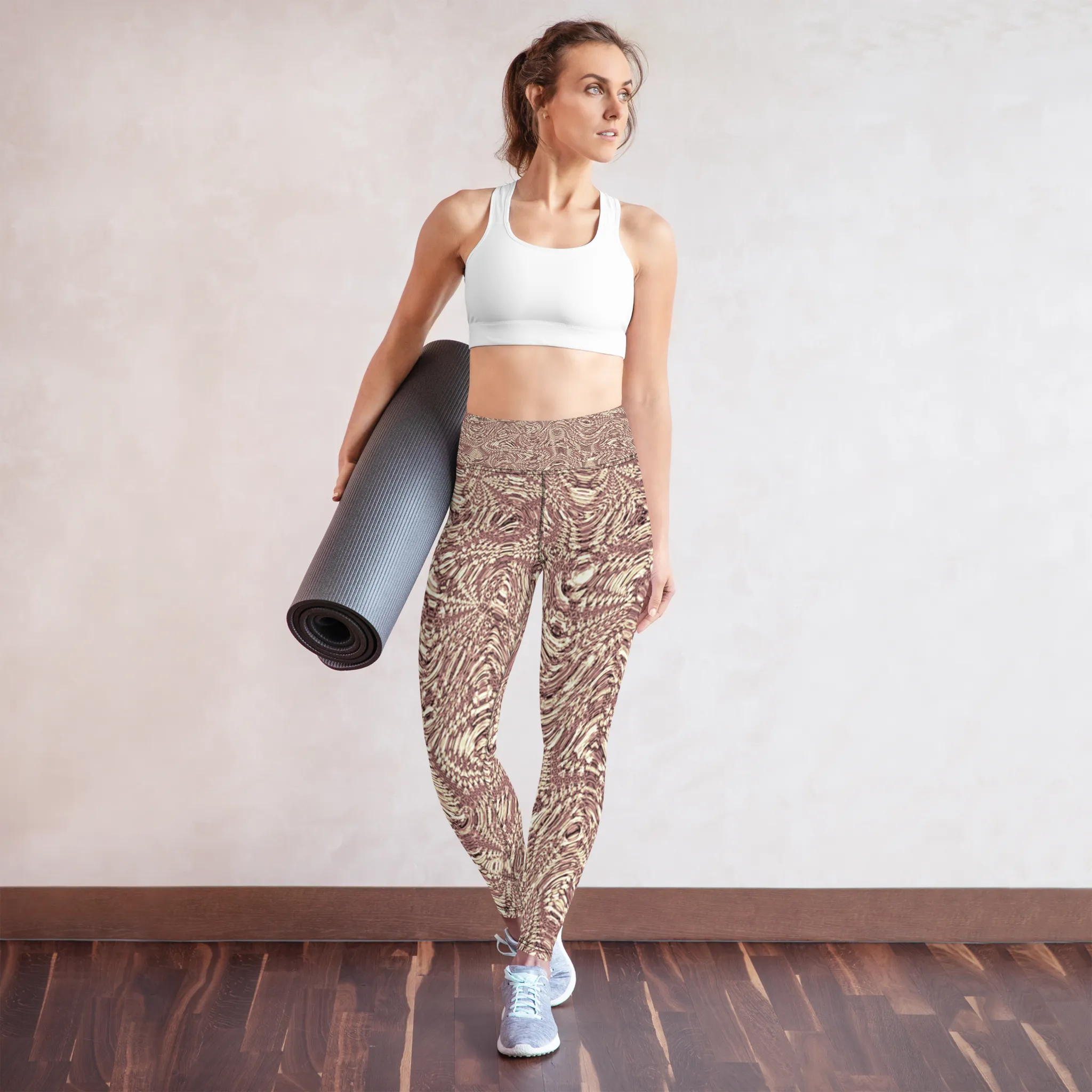 Recursia Alchemical Vision Yoga Leggings In Pink