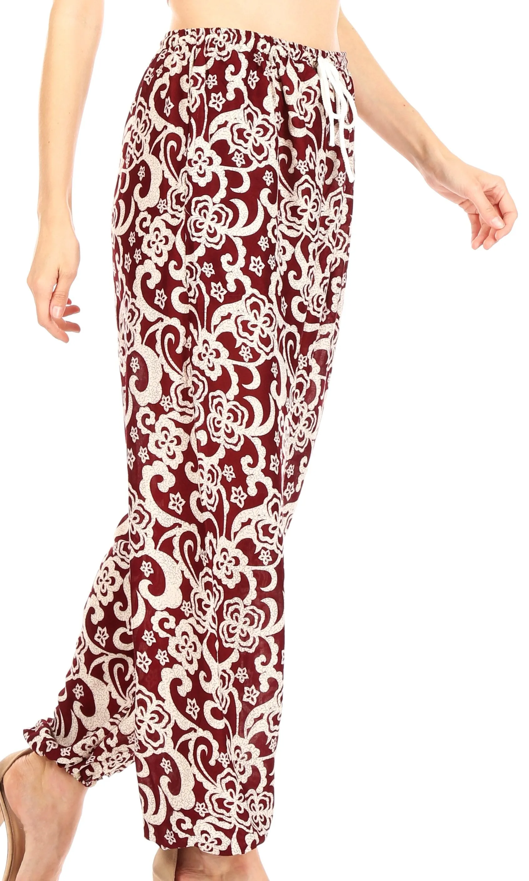 Sakkas Akilla Women's Loose Printed Yoga Elephant Pants Elastic Waist w/Pocket