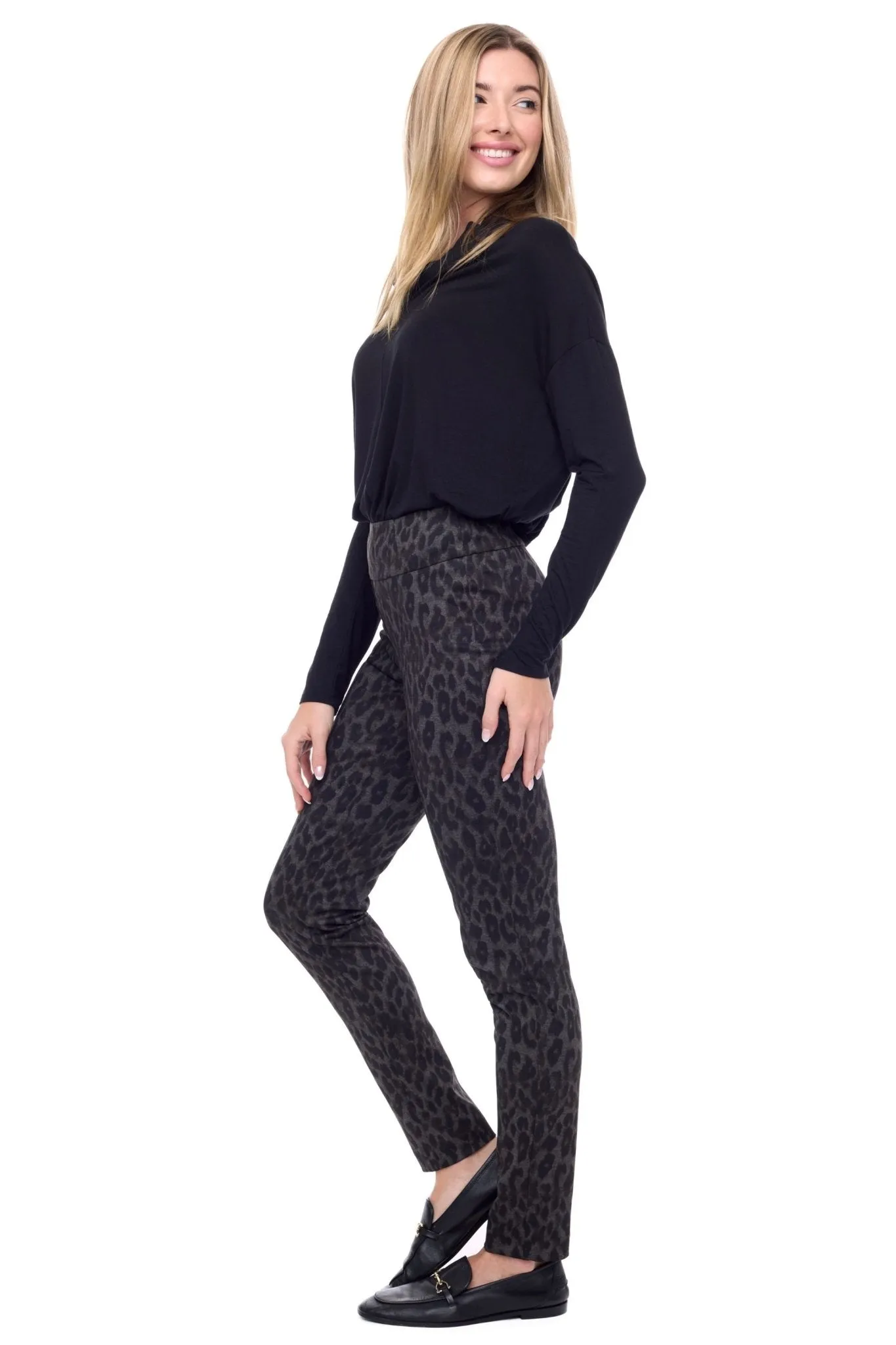 SLIM FULL LENGTH PONTE - 67925UP