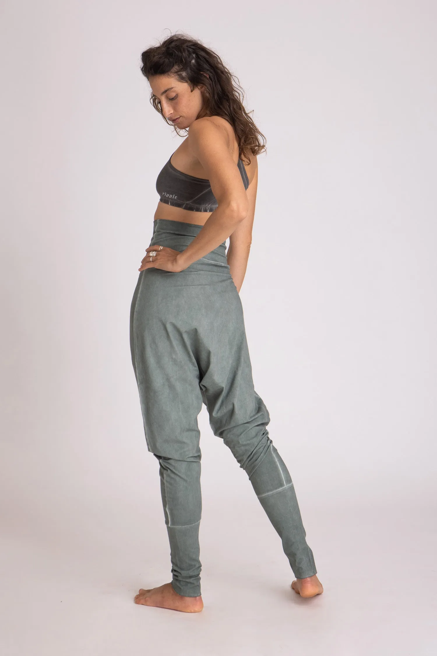 Stonewash Harem Pants