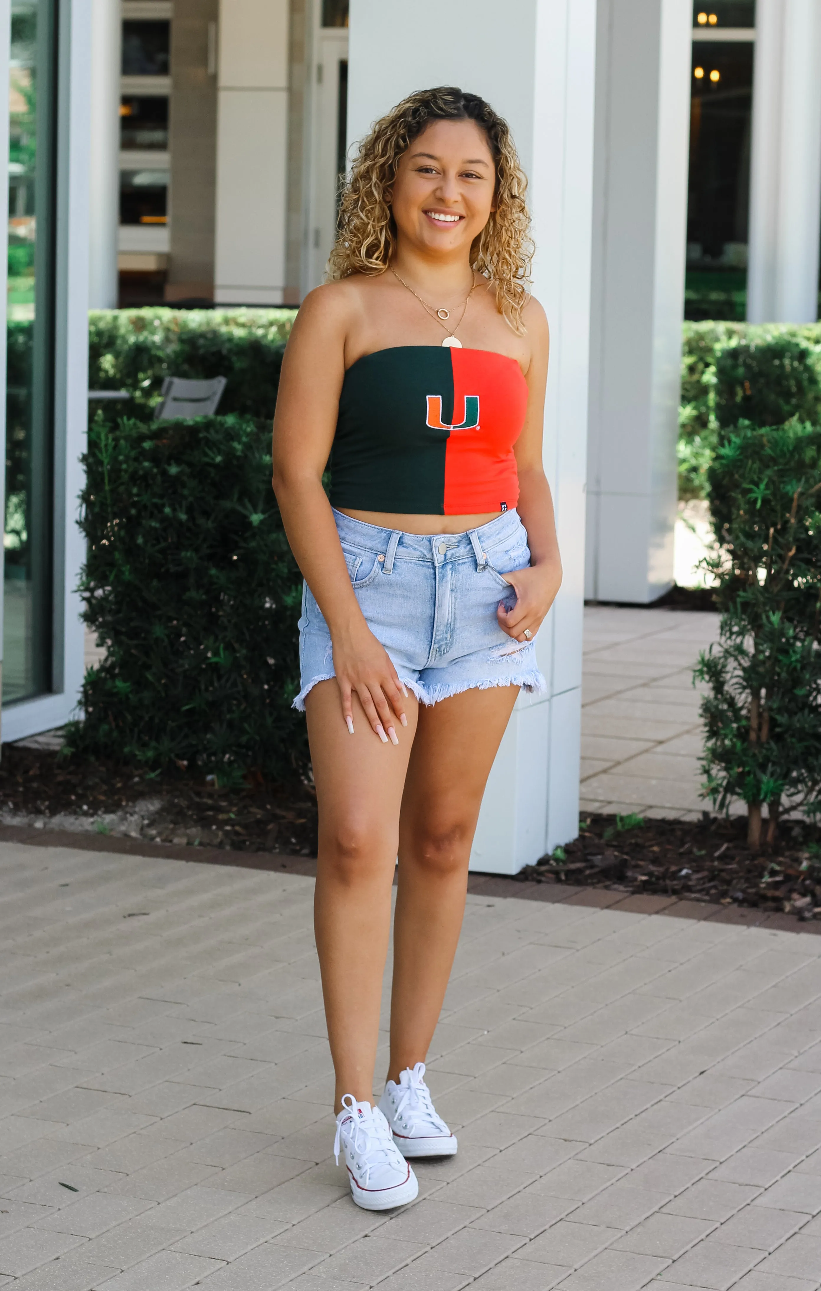 The UM Colorblock Tube Top