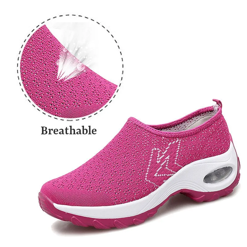 Women's comfortable lightweight breathable mesh shoes