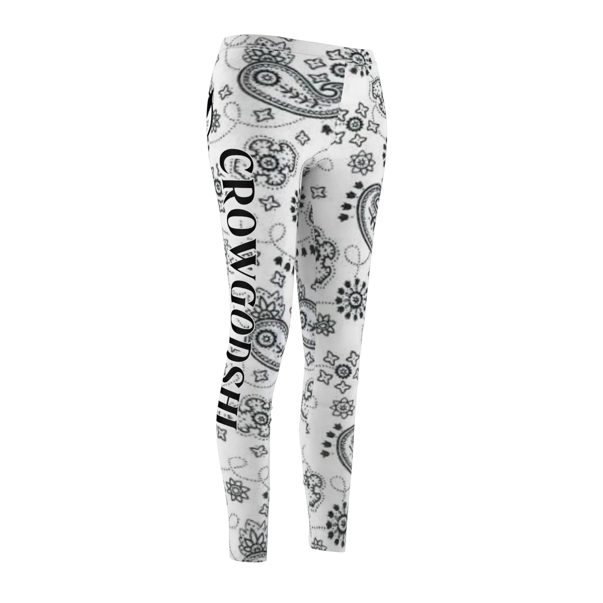 Women's Crowgodshi White Colors Leggings