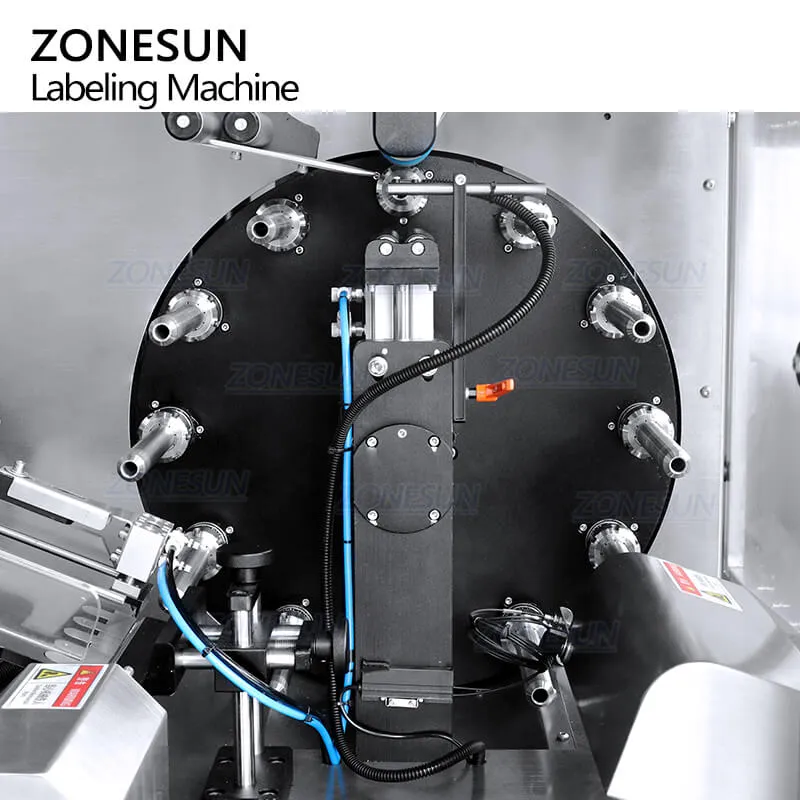 ZONESUN ZS-TB160T Automatic Soft Plastic Aluminum Tube Self Adhesive Sticker Labeling Machine For Cosmetics Hand Cream Facial Cleanser